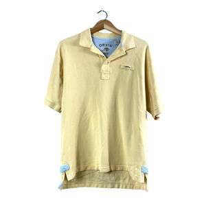 Men's Yellow Orvis Polo Shirt M
